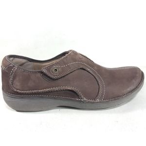 Clarks Wave Walk Comfort Loafers 64793 Brown Shoes (Womens Size 10M)